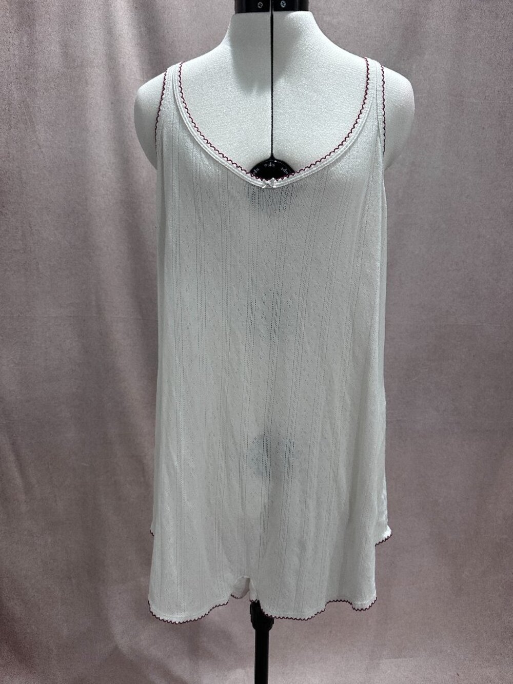 Aerie Pajamas Off-Duty Pointelle Romper, Soft Muslin, XL